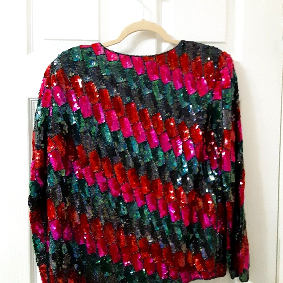 Vintage Jean for Joseph Le Bon Size M Silk Jacket - Picture 5 of 9